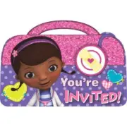 Doc Mcstuffins Invitation and Thank you Cards Girls Invitations Party Supply