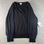 Ana A New Approach V Neck Pull Over Sweater Womens Size M