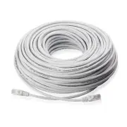 100FT Cat5E PoE IP Camera NVR Ethernet Cable Outdoor/Indoor RJ45 Jacks Cord Wire