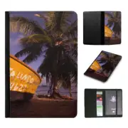 PASSPORT ITINERARY ORGANIZER|TUGBOAT BOAT BY PALM TREE #1
