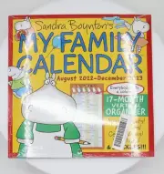 Sandra Boynton's My Family Calendar 17-Month 2022-2023 Family Wall Calendar