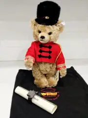 Rare Steiff FAO Schwarz Toy Soldier Bear 1996 – Limited Edition Musical