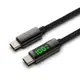 【超取免運】USB Type-C To C 100W 數位顯示PD快充線 1米 2米 適用 傳輸線 快速充電線
