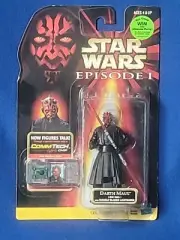 Star Wars Episode 1 CommTech Darth Maul with Double-Bladed Lightsaber