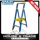 Bailey Ladders Platform Stepladder 2 Step 0.57m 170kg Pro FIBERGLASS FS13945