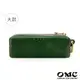 【OMC】義大利植鞣革橫式簡約牛皮零錢包-大款(綠色)