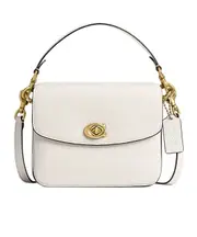 Coach Cassie Fold-Over Crossbody Bag One size Chalk white