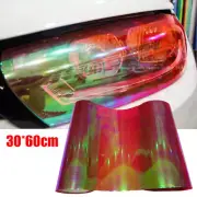 1Pc Red Chameleon Car Headlight Tint Film Tail Fog Light Vinyl Decal Sticker DIY (for: Peugeot)