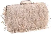 [COLLBATH] Evening Handbag Clutch Handbag Fashion Clutch Women Handbag Dinner Bag Clutch Bag Beige
