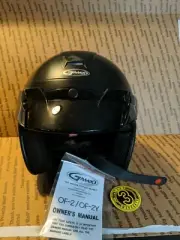 GMAX Of-2 Open-Face Helmet Matte Black Large
