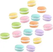 GARIOUANS 18Pcs Macaron Shaped Push Pins Delicate Thumbtacks for Bulletin Board and Cork Board Accessory for Art and Craft Activities Multi Color Design