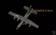 C-130 HERCULES AUTHENTIC GOLD 3D LAPEL HAT PIN UP MADE IN US MARINES AIR FORCE