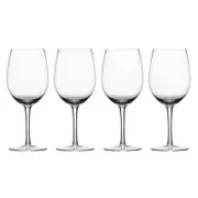 Davis & Waddell Ascot Red Wine Glasses 470ml 4pcs Set Clear 10x10x23cm