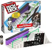 Tech Deck, Nyjah Skatepark X-Connect Park Creator, Massive Customisable Skatepark Ramp Set with Exclusive Fingerboard, Kids’ Toy for Ages 6 and up