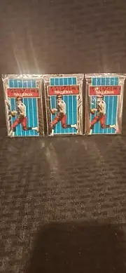 3 SkyBox Impact Football Packs.