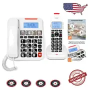 Amplified Corded/Cordless Seniors Phone with Answering Machine & Audio Boost