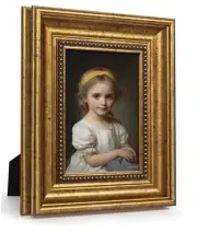 5x7 Gold Picture Frame, Vintage Antique Ornate Photo Frame for Wall and Bronze