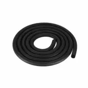 Foam Rubber Seal Weather Strip 6mm Diameter 1 Meter Long Black