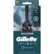 Gillette Intimate Razor and Cartridges each