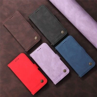 Skin Leather Wallet Cover Case For Honor 400 Magic 6 7 Lite Sony Xperia 1 10 5