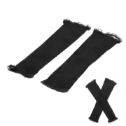 Spider Web Arm Sleeves Gloves Fancy Dress Up Halloween Costume Accessory Cos LI