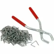 100 Pcs Hog Ring Pliers Upholstery0 Clip Fasteners Tools Kit