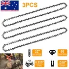 3x Chainsaw Saw Chain 22" Inch 86DL 325 058 For BAUMR-AG SX75 MTM 72SX 62SX Bar.