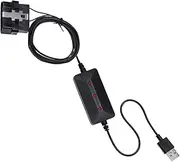 Electric Bike Battery Jumper Cable, Portable USB Power Bank Operated, Smart OBD Memory Protector, Anti-Short Circuit Design, 1 Piece Ideal for Roadside Use, 59.06 Inches
