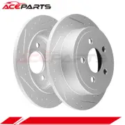 REAR BRAKE ROTORS FOR 2009-2012 2013 2014 2015 LEXUS IS250 SLOTTED & DRILLED