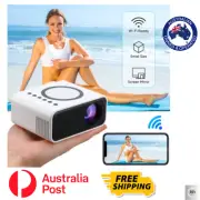 Mini Portable Smart Projector HD 1080P Android WIFI Bluetooth Home Theater