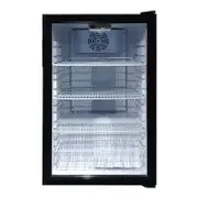 Kolner 130L Mini Bar Fridge Glass Door Beverage Cooler Refrigerator