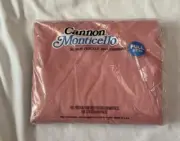 Cannon Monticello Full Fitted Bottom Sheet 54x76 No-Iron Percale 50/50 Cotton Po