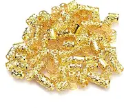 100Pcs Dreadlocks Beads Hair Braid Jewelry Dreadlock Acc Ories Assorted Dreadlock Jewelry Charms Beads For Braids Dreadlock Hair Clips For Women Girl Gold