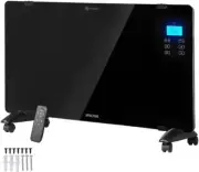 Spector Electric Space Heaters Glass Panel Convection Heater 1500W Wall Mounted
