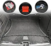 Rear Trunk Floor Style Automotive Elastic Mesh Cargo Net for Mercedes-Benz GLE W167 2020-2024 - Premium Trunk Organizers and Storage - Luggage Net for SUV - Best Car Organizer for Mercedes-Benz GLE
