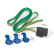 Reese Trailer Wiring Connector 4-Way Flat Vehicle End 48" Length Wire