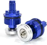 for YA&MAHA WR125 2010-2013 YZFR3 2015-2018 Motorcycle Thread Preload Adjustable Fork Cap Bolts Preload Fork Bolts(Blue)