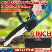 8" Electric Chainsaw Cordless Wood Cutter Saw Chain Saws For Makita 18V Battery