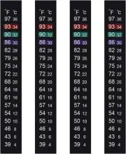 Brewing Thermometer Strip Adhesive Strip Thermometer Aquarium Thermometer Sticke