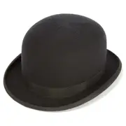 Adult Black Kaminski Kangol Irish Bowler Hat