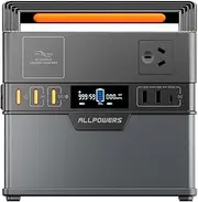 ALLPOWERS Portable Power Station S300Plus 78000mAh MPPT Solar Generator with 300W AC Outlet, UPS Function, Power Supply Backup for Camping RV Outdoors Travel, 1.5hr Fast Charging