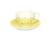English Ladies Beauty And The Beast - Belle - Colour Story Cup And Saucer - Tea Set