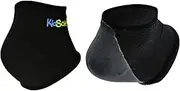 KidSole Gel Heel Strap for Kids with Heel Sensitivity from Severs Disease, Plantar Fasciitis. (Black)