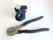 Large Gauge Hammer Crimper 1/0 to 8 Gauge Wire Crimper + H.D. 9" Cable Cutter