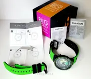 SWATCH BIG BOLD, SWISS MADE, "COME IN PEACE" WATCH, SB01B125 NEW IN BOX