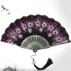 Bamboo Hand Held Fan Chinese Style Dance Fan New Antique Folding Fan