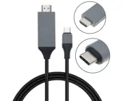 USB C to HDMI Cable USB Type C Male to HDMI Male 4K Cable For Macbook Chromebook