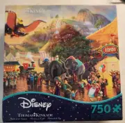 DISNEY THOMAS KINKADE 750 PC PUZZLE: DUMBO "2007" DUMBO
