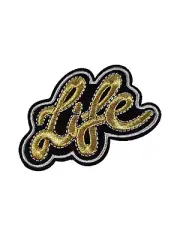 Life Patch/Badge High Quality Iron-On Sew-On