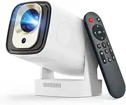 【Auto Focus&1080P】Magcubic Mini Smart Projector with 4K Support, Portable Projector with Wifi and Bluetooth, 5W Speaker, Built in Apps, Voice Control, Outdoor Movie Projector